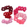 36 Pcs Solid Hair Scrunchies - Pinks Mix