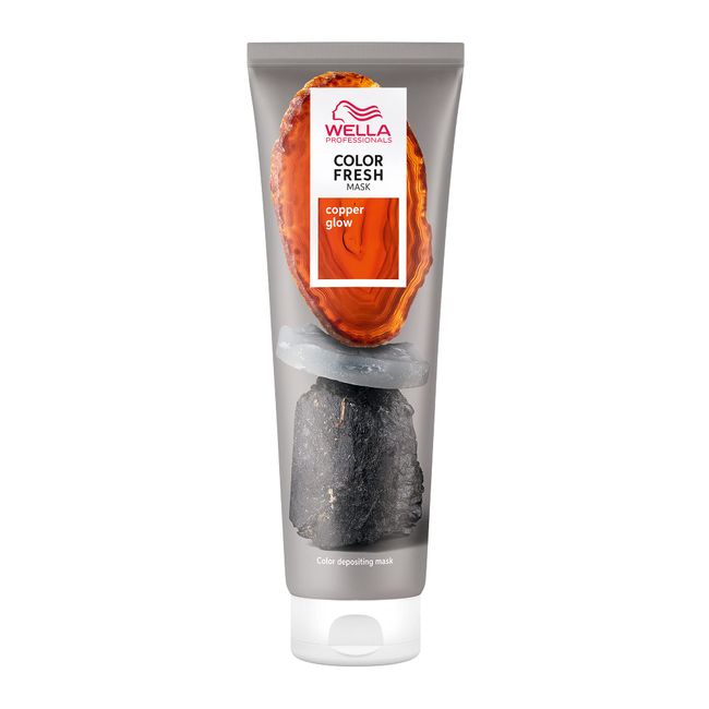 Wella Professional Color Fresh Mask | Temporary Color Refresh Treatment |Semi-Permanent Hair Dye | Wash Out Colour |150ml | Copper Glow