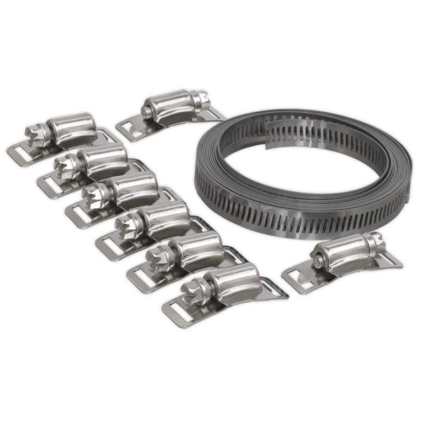 Sealey Jc972 Hose Clamp Set Self-Build 12.7Mm Band Width