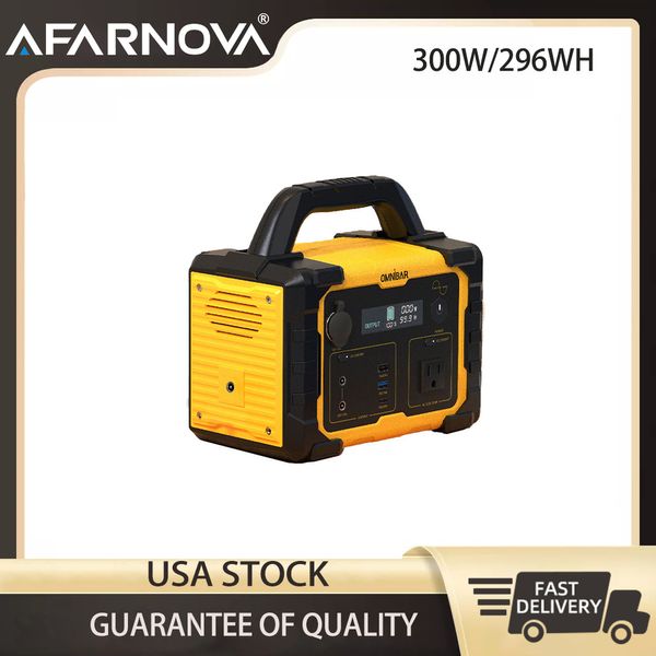 AFARNOVA 296Wh Portable Power Station 300W Solar Generator Battery|Refurbish