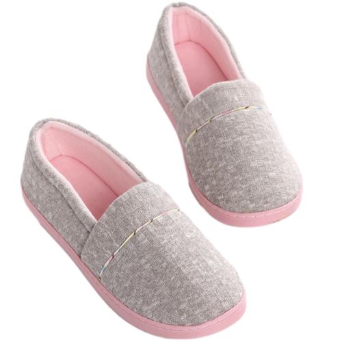 Kokomari R-04 Women's Slippers, Room Shoes, With Heels, Non-Slip, Stylish, Easy to Walk In, Washable, gray