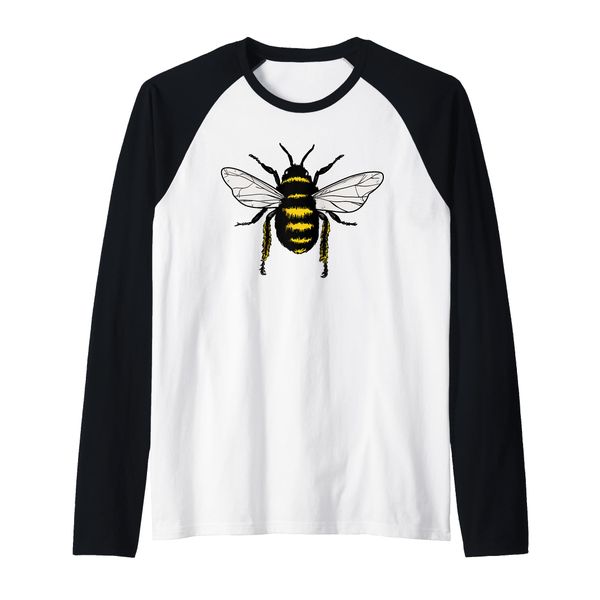 Beekeeper novelty Bee Beekeeping Graphic Bee Raglan Baseball Tee