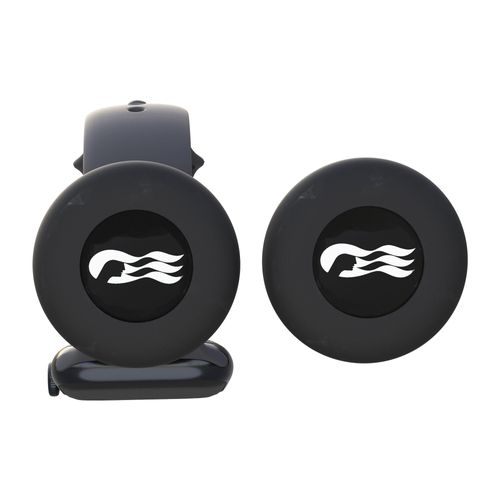 GudCoaks [2 Pack] Princess Ocean Medallion Watch Adapters Holder for Carnival Ocean Medallion (2023, 2024, 2025), Fits Watch Wristbands - Black/Black