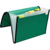 2X Just stationery A4 6 pockets expanding file - assorted colours x 1 single folder