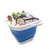 SAMMART 11L (2.9 Gallon) Collapsible Rectangular Handy Bucket (1, Blue)