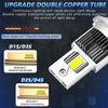 Canbus D4 D4S D4R LED Headlight High/Low Beam Bulbs 6500K Replace HID Conversion