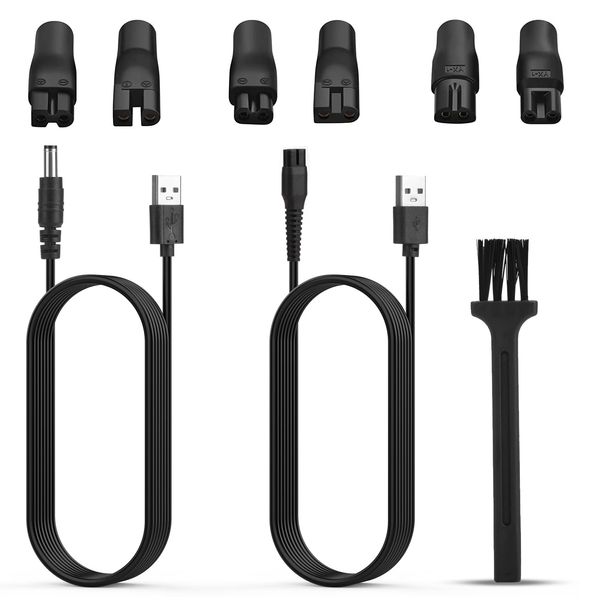 5V Charger USB Adapter Kit for Philips Shaver 5521, Compatible with Electric Hairdressers, Beauty Instruments, Purifiers, Table Lamps and More