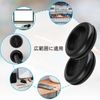 4 Black Round Double Sided Electrical Rubber Grommets for Wire Protection Mounting (30mm)