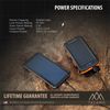 TACAMO Solar Power Bank, USB Rechargeable