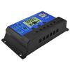 DiyStudio 20A Solar Controller 12V/24V LCD Dual USB Charging Discharge Function Voltage Power Display Charge Controller