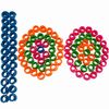 New brothread 100pcs Thread Spool Huggers/Spool Savers - Prevent Thread Tails from Unwinding - No Loose Ends for Sewing and Embroidery Machine Thread Spools