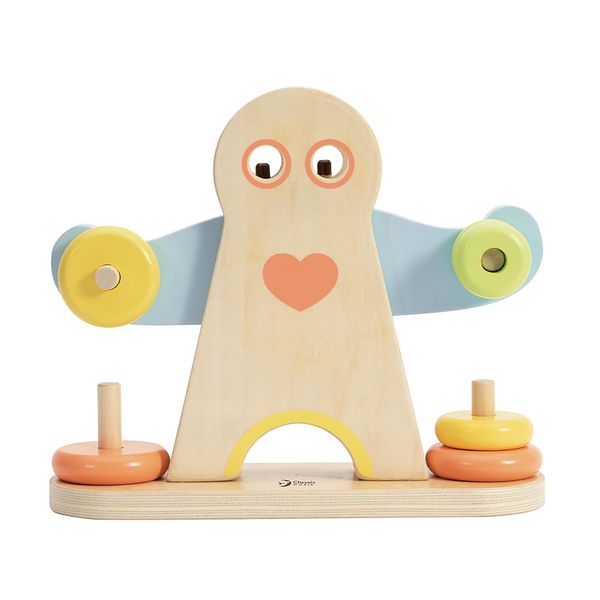 Educational Toys, Balance, Seesaw, Balance Game, Wooden Toys, Math Balance, Number of Numbers, Education, Entrance Celebration, Boys and Girls, 2 Years, 3 Years Old | Classic World Hercules