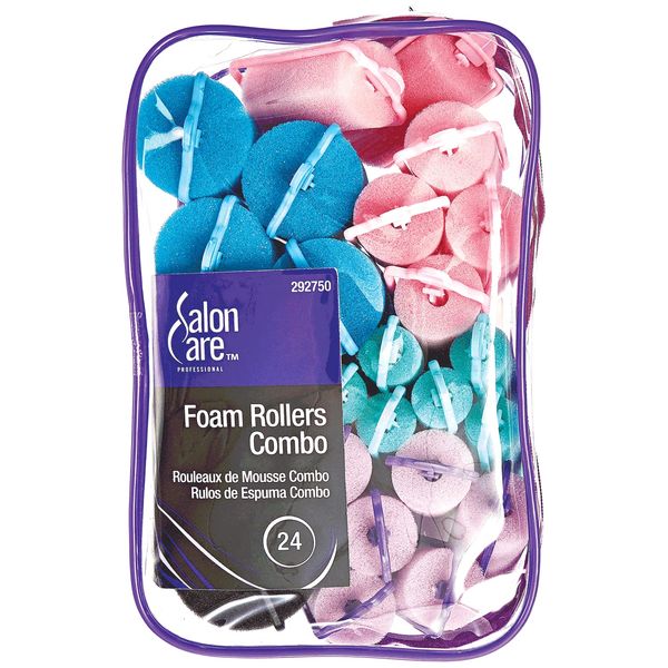 Salon Care Foam Roller Combo 24 Count