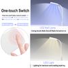 Flexible UV LED Nail Lamp, Nail Light Fixture for Gel Nails with Gooseneck and Clamp 10W Gel Nail Polish Curing UV Dryer for Nails/5W Daily Reading LED Light, Portable 2-in-1 Lamp