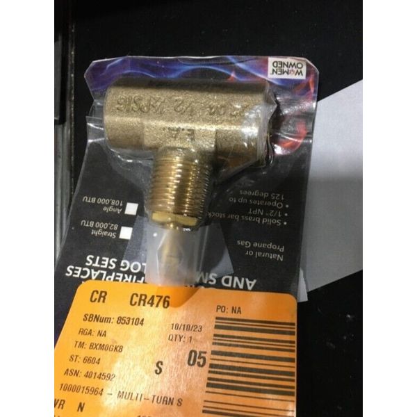 1/2 IN. BRASS SCREW-ON MULTI-TURN VALVE