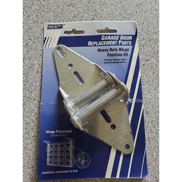 Ideal Garage Door 431-1404 Replacement Metal Heavy Duty Hinge Single 431 1404 #3