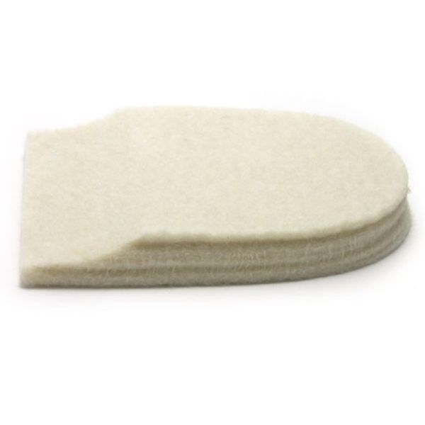 Felt Heel Cushion Pad 1/4" with adhesive for Pain Relief - 6 pairs