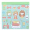Sunstar Stationery S8590443 Mizutama Sticker Sheet, Retro Pattern
