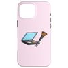 Makeup Palette Eye Shadow Blush and Brush Case for iPhone 16 Pro Max