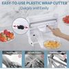 Foil and Plastic Wrap Organizer, 4 in 1 Acrylic Plastic Wrap Dispenser