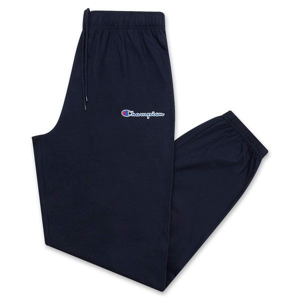 Champion Mens Big and Tall Lounge Pants Joggers Sweatpants Navy 2XT