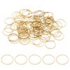 PATIKIL 20mm OD x 18.5mm ID Beading Hoop, 100Pcs Solid Copper Beading Finding Ring