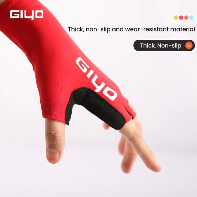 Men's non-slip lycra cycling gloves