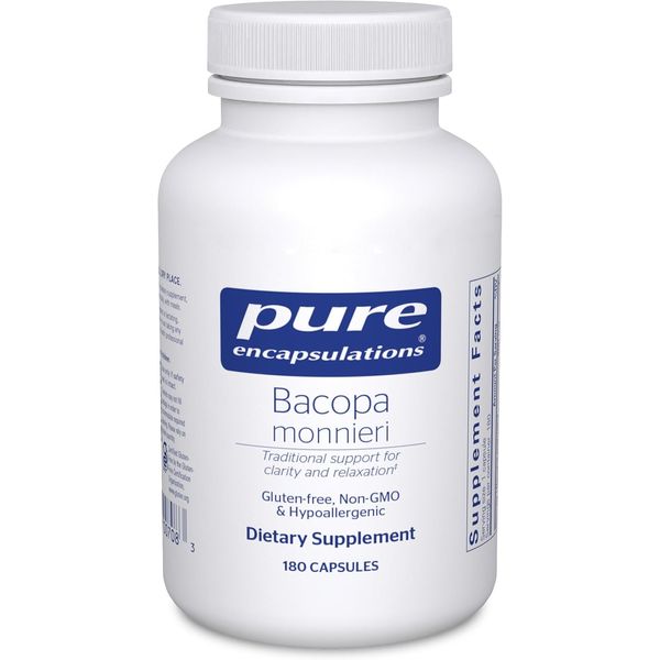 Bacopa Monnieri | Supplement for Brain, Memory, Concentration, and Stress Sup...