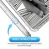 NONMY for iPhone 16 Pro Max Case Clear,TMK Elephant Stripes Transparent Soft Shockproof Protective Slim Thin Bumper Pattern Design Phone Case