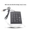 KooingTech Numpad,12.9x8.9x1.1cm Number Pad Keyboard,19 Key Mini USB Numeric Keypad with Cable for Laptop Computers Desktop Notebook PC