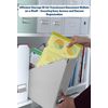 CHPL- [ 100 Pcs ] A4 Plastic Wallets | Translucent Stud Wallet | Popper Document Folder | A4 Modern Style Popper Wallets | Waterproof Stud Envelope Carry for Document | Yellow |