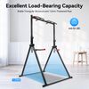 Foldable Pull up Bar Triangular Legs Pull up Station Multifunction Adjustable Height Pull up Bar Freestanding Home Gym Strength Training Equipment 440lbs Load Capacity Triangular Design