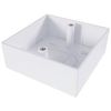 Single BACKBOX, White, Wall Plates and Floor Boxes Audio Visual Cable, Qty X 1 | 90-0101