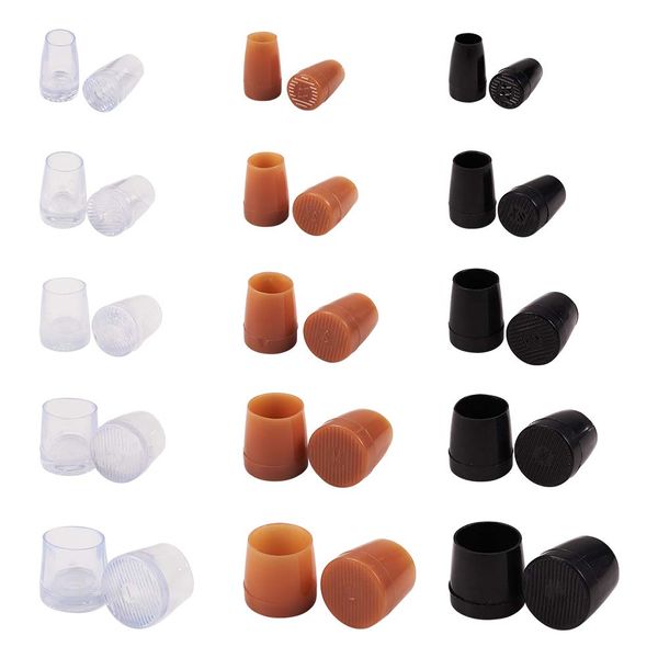 WANDIC High Heel Protector, 30pcs/15 Pairs Heel Caps for High Heels Stiletto Heel Covers for Women Shoes, 3 Colors 5 Sizes