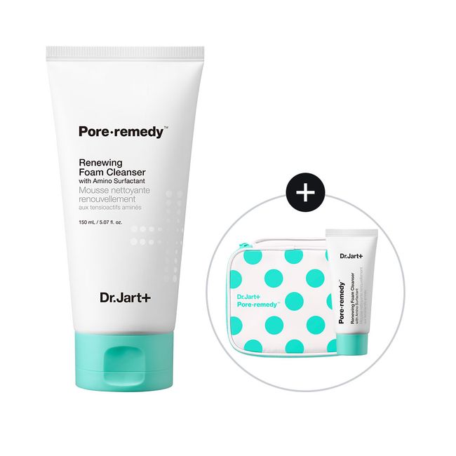 [Pore Care Cleanser] Dr. Jart Pore Remedy Renewing Foam Cleanser 150ml (+Pouch/Cleanser 30ml)