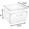 Plastic Storage Bins with Lids XL – Perfect Kitchen Organization or Pantry Stora