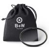 B+W Protective Filter, Clear Filter 007 MRC Basic 62 mm (16x Hardened, Professional), 1101258, Black