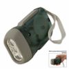3 LED Dynamo Powered Flashlight Emergency Light