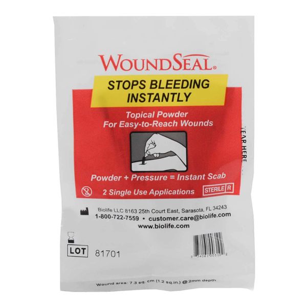 Qr Wound Seal Powder Bandage 2/pkg