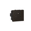 legrand 99444 Socket Surface Mosaic 2 Modules Mat-99444, Matte Black