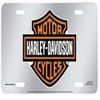 Harley-Davidson 1901 Acrylic Mirror Tag Orange Bar & Shield