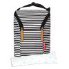 Skip Hop Double Bottle Bag Black & White Stripe