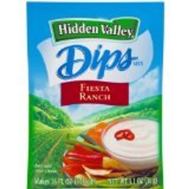 Hidden Valley Ranch Dip and Salad Dressing Mix 1oz Packs (Pack of 12) (Fiesta)