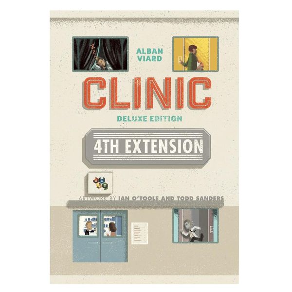 Capstone Games: Clinic Deluxe Extension 4 - Strategy Board Game Extension, 1-4 Players, Ages 12+, 60-150 Min Game Time