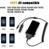 Tc51 Car charger, 2-in-1 multi-function scanner charger cable for Zebra Tc51 TC5