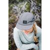 Tillak Wallowa Camp Hat, Lightweight Nylon 5 Panel Cap with Snap Closure (Basalt Grey)