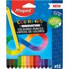 Maped COLOR'PEPS INFINITY COLOURED PENCILS - 12 COLOURS  NO SHARPENING NECESSARY