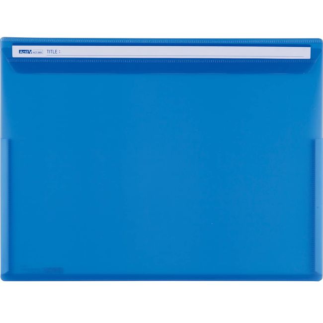 Shinseki Say akutexihu V Flip File A4 horizontal Cobalt Blue Act – 5901 – 14