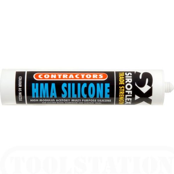 SX Contractors HMA Multi Purpose Silicone 300ml Clear