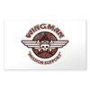 CafePress Pirate Pilot Wingman Rectangle Sticker Rectangle Bumper Sticker Car Decal